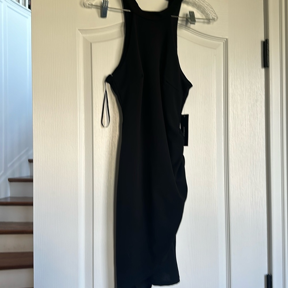 NWT lulus black high neck dress